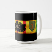 2/2e Infanterieure Vietnam Service Ribbon Mok (Voorkant rechts)