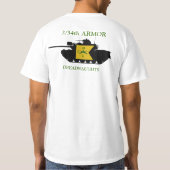 2/34e Armor Dreadnaughts M48A3 Guidon Shirt (Achterkant)