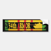 2/34e Armor M48A3 VSR Bumpersticker (Voorkant)