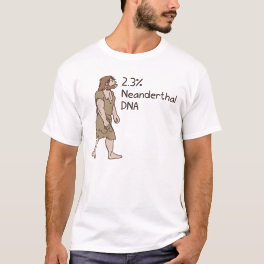 2,3% Neanderthaler Shirt (Voorkant)