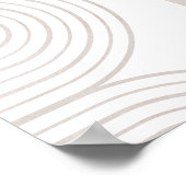 2/3 Neutrale minimale wandafdrukken uit de middele Poster (Hoek)