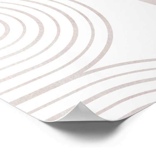 2/3 Neutrale minimale wandafdrukken uit de middele Poster (Hoek)