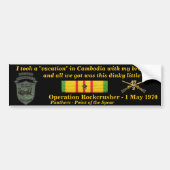 2/47e Cambodjaanse vakantie Bumpersticker (Voorkant)