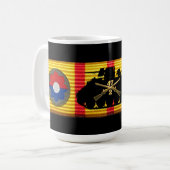 2/47e Infanterie Vietnam Service Ribbon Mok (Voorkant links)