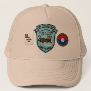 2/47e Infanterieure Panters patch Mesh-Back H Trucker Pet