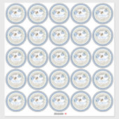 2.5"Achtertuin bijenkorf Apiary Duurzame Lotion Ba Sticker (Vel)