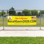 2,5 ft x 8 ft Recallgavin2020-banner Spandoek (Insitu)