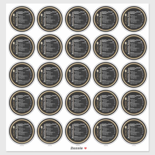 2,5-inch honingvoeding werkt met Wilde Bloem Black Sticker (Vel)