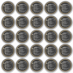 2,5-inch honingvoeding werkt met Wilde Bloem Black Sticker