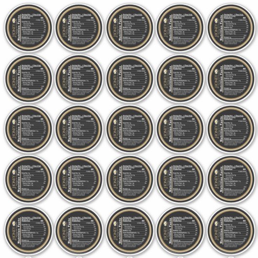 2,5-inch honingvoeding werkt met Wilde Bloem Black Sticker (Voorkant)