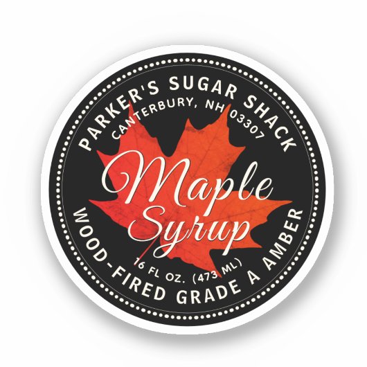 2,5-inch met hout gestookte mantel met rode mantel sticker