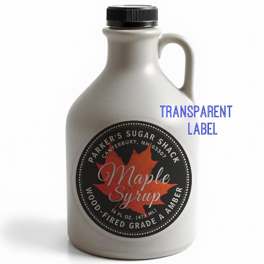 2,5-inch met hout gestookte mantel met rode mantel sticker