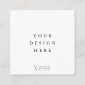 2,5-inch vierkante Label of insteekkaart afdrukken Informatiekaartje (Voorkant)