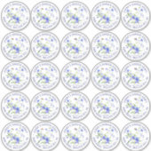 2,5-inch waterbestendige honingbijen en wilde bloe sticker (Voorkant)