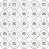 2,5-inch Wide Mason Honey Jar Label deksel (Voorkant)