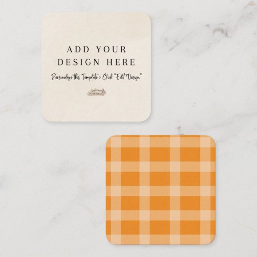 2,5-inch x 2,5-inch afgeronde Kaarten voor behuizi (Voorkant / Achterkant)