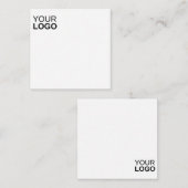 2,5-inch x 2,5-inch behuizingskaart informatiekaartje (Voorkant / Achterkant)