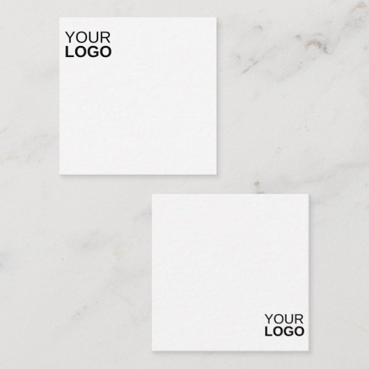 2,5-inch x 2,5-inch behuizingskaart informatiekaartje (Voorkant / Achterkant)