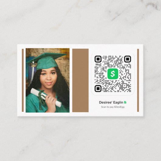 2,5-inch x 2,5-inch behuizingskaart informatiekaartje (Voorkant)