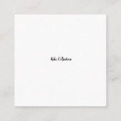 2,5-inch x 2,5-inch behuizingskaart informatiekaartje (Achterkant)