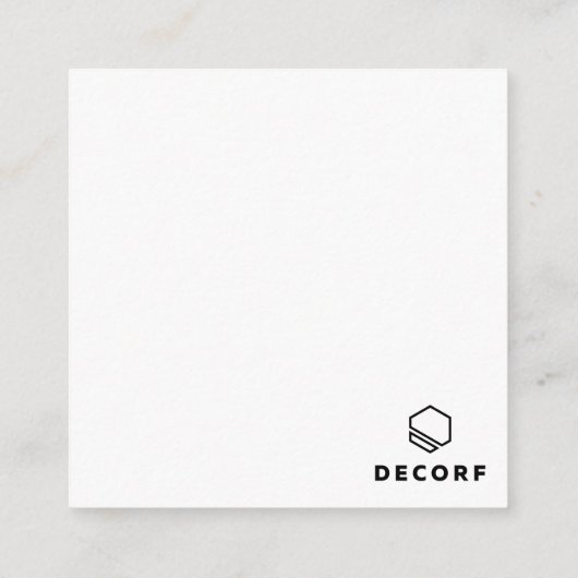 2,5-inch x 2,5-inch behuizingskaart informatiekaartje (Achterkant)