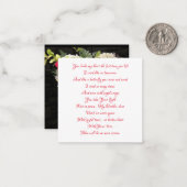 2,5-inch x 2,5-inch flatpanel Kaart - IN GEHEUGEN Notitiekaartje (Voorkant / Achterkant in situ)