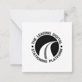 2,5-inch x 2,5-inch flatpanel kaart notitiekaartje (Achterkant)