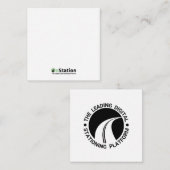 2,5-inch x 2,5-inch flatpanel kaart notitiekaartje (Voorkant / Achterkant)