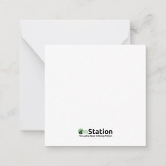 2,5-inch x 2,5-inch flatpanel kaart notitiekaartje