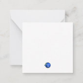 2,5-inch x 2,5-inch flatpanel kaart notitiekaartje (Achterkant)