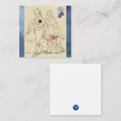 2,5-inch x 2,5-inch flatpanel kaart notitiekaartje (Voorkant / Achterkant)