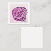 2,5-inch x 2,5-inch flatpanel kaart notitiekaartje (Voorkant / Achterkant)