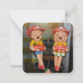 2,5-inch x 2,5-inch flatpanel kaart notitiekaartje (Voorkant)