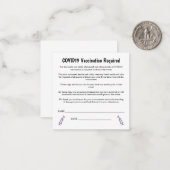 2,5-inch x 2,5-inch flatpanel kaart notitiekaartje (Voorkant / Achterkant in situ)