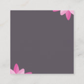 2,5 inch x 2,5-inch Kaart behuizing - Elegant (Achterkant)