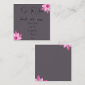 2,5 inch x 2,5-inch Kaart behuizing - Elegant (Voorkant / Achterkant)