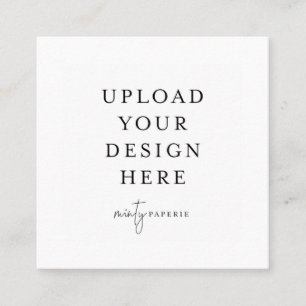 2,5-inch x 2,5-inch Square Kaart Vierkante Visitekaartje