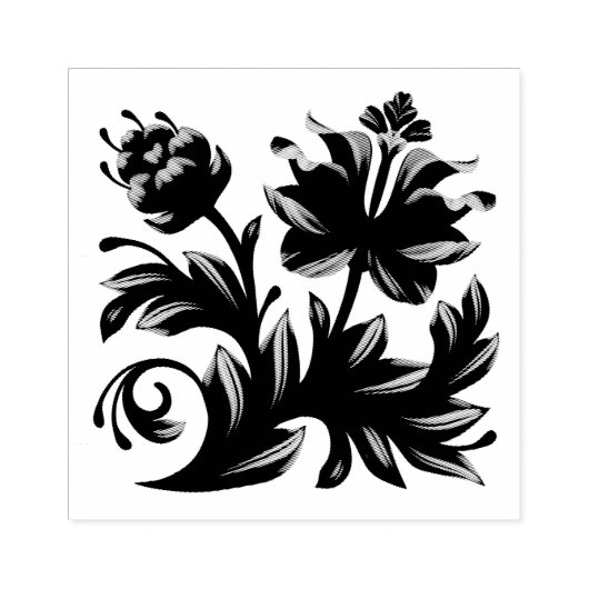 2,5-inch x 2,5-inch stempel (Afrduk)