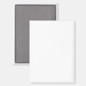 2,5-inch x 3,5-inch Photo Magnet Announcement-Kaar (Voorkant / Achterkant)