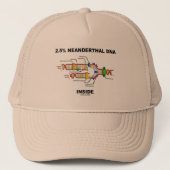 2,5% Neanderthaler DNA Inside (DNA-replicatie) Trucker Pet (Voorkant)
