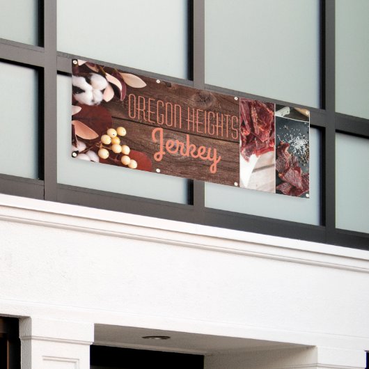 2.5 'x6' Business Aankondiging Katoenen tak op Dar Spandoek (Buitenkant Gebouw)