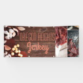 2.5 'x6' Business Aankondiging Katoenen tak op Dar Spandoek (Horizontaal)