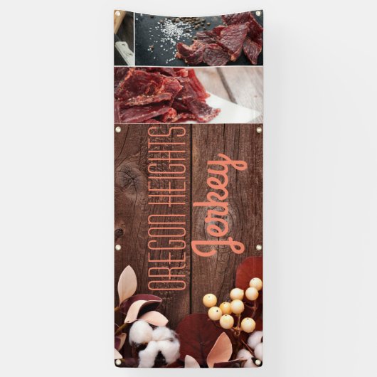 2.5 'x6' Business Aankondiging Katoenen tak op Dar Spandoek (Verticaal)