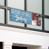 2.5 'x6' Business Aankondiging Rustieke Tin Panel  Spandoek (Buitenkant Gebouw)