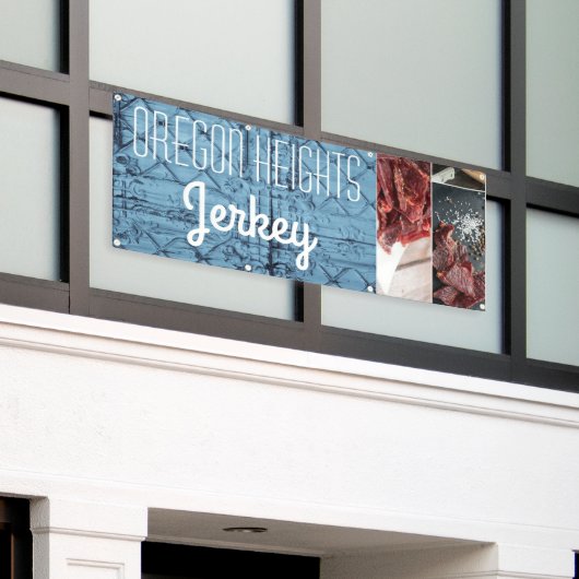 2.5 'x6' Business Aankondiging Rustieke Tin Panel  Spandoek (Buitenkant Gebouw)