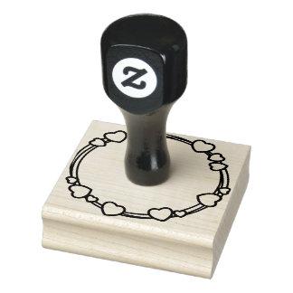 2,5" x 2,5" rubberstempel