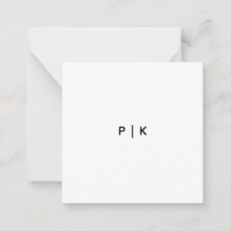 2,5" x 2,5" vlakke notitiekaart notitiekaartje