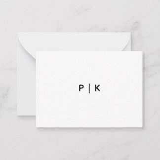 2,5" x 2,5" vlakke notitiekaart notitiekaartje