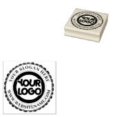 2,5" x 2,5" Zakelijk logo op maat Rubberstempel (Gestempeld)