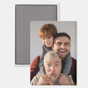 2,5" x 3,5" Rechthoekige Fotomagneet Magneet